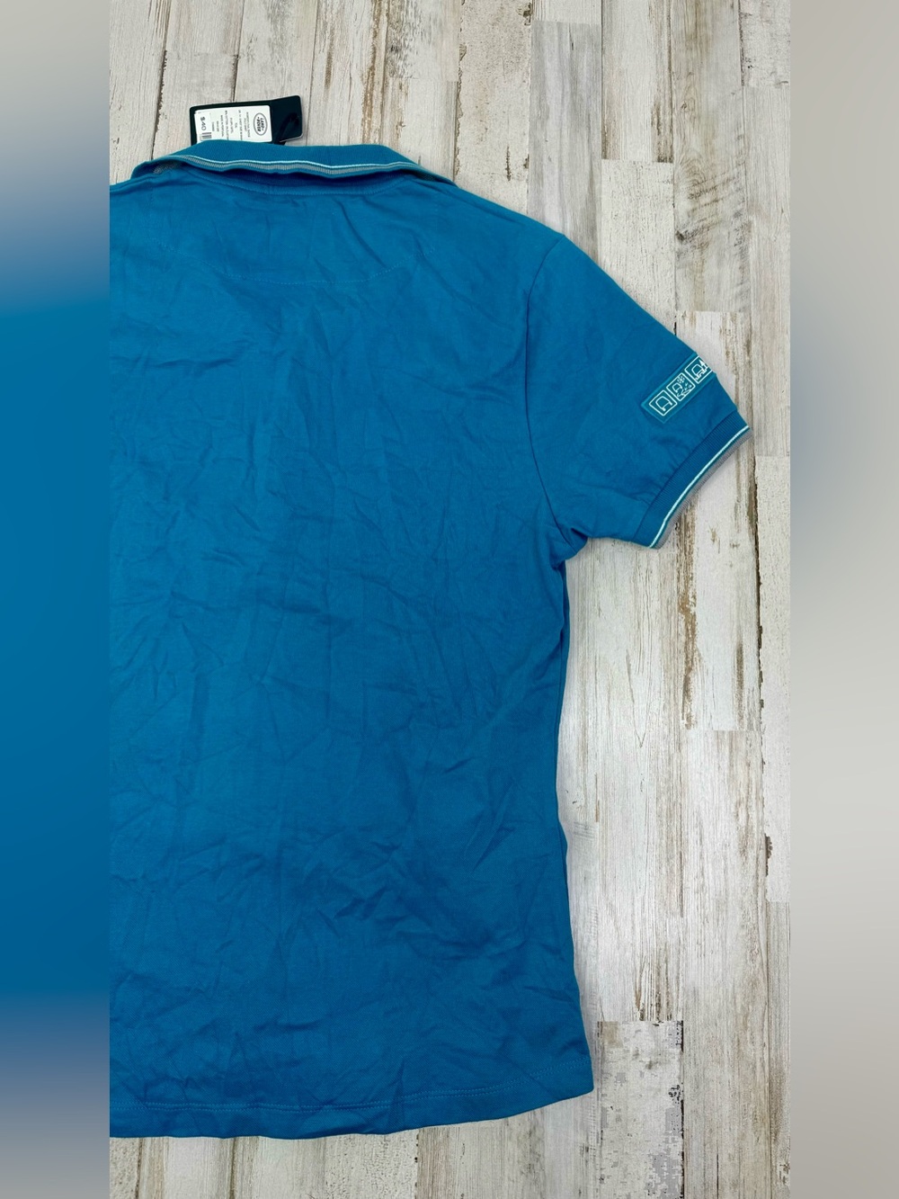 Land Rover Polo Shirt Mens 10 Small Blue Logo Collared Preppy - Picture 8 of 9